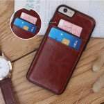Wholesale iPhone SE (2020) / 8 / 7 Leather Style Credit Card Case (Red)